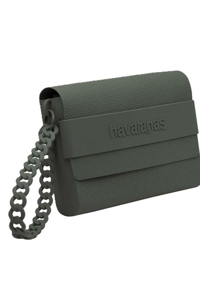 POCHETTE UNISEX VERDE CLUTCH OLIVE HAVAIANAS
